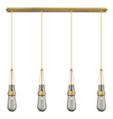 Linear/Island 4 Light + by Innovations ( 405 | 124-452-1P-BB-G452-4SM Downtown Urban ) 