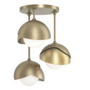 Semi-Flush Mts. Multi-port/Cluster by Hubbardton Forge ( 39 | 121374-SKT-84-86-GG0711 Brooklyn ) 