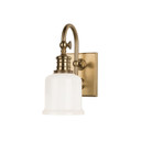 Sconces Single Glass by Hudson Valley ( 70 | 1971-AGB Keswick ) 