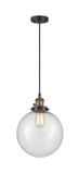 Mini Pendants Glass Down by Innovations ( 405 | 201CSW-BAB-G204-10-LED Franklin Restoration ) 