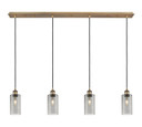Linear/Island 4 Light + by Innovations ( 405 | 124B-4P-BB-G434-7SM Downtown Urban ) 