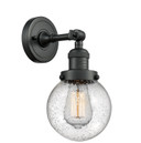 Sconces Single Glass by Innovations ( 405 | 203-BK-G204-6 Franklin Restoration ) 