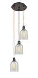Mini Pendants 3 Light Cluster by Innovations ( 405 | 113B-3P-OB-G2511 Ballston ) 