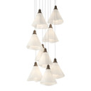 Pendants Multi-port/Cascade by Hubbardton Forge ( 39 | 131102-SKT-LONG-05-SH1987 Mobius ) 