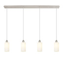 Linear/Island 4 Light + by Innovations ( 405 | 124B-4P-PN-G434-7WH Downtown Urban ) 