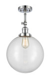 Semi-Flush Mts. Directional by Innovations ( 405 | 201F-PC-G202-12-LED Franklin Restoration ) 