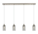 Linear/Island 4 Light + by Innovations ( 405 | 124B-4P-SN-G434-7SM Downtown Urban ) 
