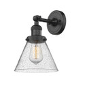 Sconces Single Glass by Innovations ( 405 | 203-BK-G44-LED Franklin Restoration ) 