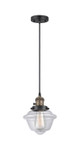 Mini Pendants Glass Down by Innovations ( 405 | 201CSW-BAB-G532-LED Franklin Restoration ) 