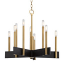 Mid. Chandeliers Candle by Hudson Valley ( 70 | 8825-AGB Abrams ) 