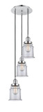 Mini Pendants 3 Light Cluster by Innovations ( 405 | 113F-3P-PC-G182 Franklin Restoration ) 