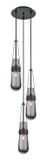 Mini Pendants 3 Light Cluster by Innovations ( 405 | 113-452-1P-BK-G452-4SM Downtown Urban ) 