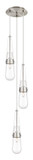 Mini Pendants 3 Light Cluster by Innovations ( 405 | 113-452-1P-SN-G452-4CL Downtown Urban ) 