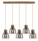 Linear/Island 4 Light + by Innovations ( 405 | 125-410-1PS-BB-G412-8SM Downtown Urban ) 