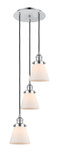Mini Pendants 3 Light Cluster by Innovations ( 405 | 113F-3P-PC-G61 Franklin Restoration ) 