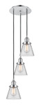 Mini Pendants 3 Light Cluster by Innovations ( 405 | 113F-3P-PC-G62 Franklin Restoration ) 