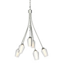Mid. Chandeliers Glass Down by Hubbardton Forge ( 39 | 103043-SKT-85-ZS0354 Flora ) 