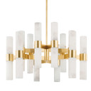 Large Chandeliers Glass Shade by Hudson Valley ( 70 | 8938-AGB Stowe ) 