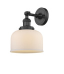 Sconces Single Glass by Innovations ( 405 | 203-BK-G71-LED Franklin Restoration ) 