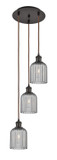 Mini Pendants 3 Light Cluster by Innovations ( 405 | 113B-3P-OB-G559-5SM Ballston ) 