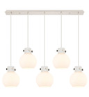 Linear/Island 4 Light + by Innovations ( 405 | 125-410-1PS-PN-G410-8WH Newton ) 