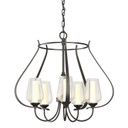 Mid. Chandeliers Glass Up by Hubbardton Forge ( 39 | 103045-SKT-14-ZS0354 Flora ) 