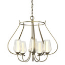 Mid. Chandeliers Glass Up by Hubbardton Forge ( 39 | 103045-SKT-84-ZS0354 Flora ) 