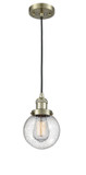 Mini Pendants Cable by Innovations ( 405 | 201C-AB-G204-6 Franklin Restoration ) 