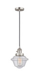 Mini Pendants Glass Down by Innovations ( 405 | 201CSW-SN-G534-LED Franklin Restoration ) 