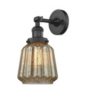 Sconces Single Glass by Innovations ( 405 | 203-OB-G146-LED Franklin Restoration ) 