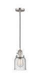 Mini Pendants Glass Down by Innovations ( 405 | 201CSW-SN-G54-LED Franklin Restoration ) 