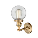 Sconces Single Glass by Innovations ( 405 | 203SW-BB-G202-6 Franklin Restoration ) 