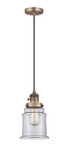 Mini Pendants Glass Down by Innovations ( 405 | 201CSW-BB-G182-LED Franklin Restoration ) 