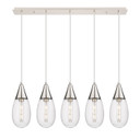 Linear/Island 4 Light + by Innovations ( 405 | 125-450-1P-PN-G450-6SCL Downtown Urban ) 