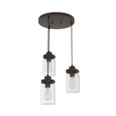 Mini Pendants 3 Light Cluster by Hunter ( 47 | 19157 Devon Park ) 