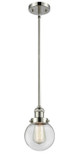 Mini Pendants Glass Down by Innovations ( 405 | 201S-PN-G202-6-LED Franklin Restoration ) 
