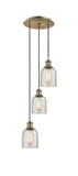 Mini Pendants 3 Light Cluster by Innovations ( 405 | 113B-3P-AB-G259 Ballston ) 