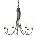Mid. Chandeliers Glass Up by Hubbardton Forge ( 39 | 103049-SKT-10-GG0444 Flora ) 