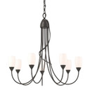 Mid. Chandeliers Glass Up by Hubbardton Forge ( 39 | 103049-SKT-14-GG0444 Flora ) 