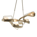 Linear/Island 4 Light + by Hubbardton Forge ( 39 | 137820-SKT-SHRT-84-ZM0549 Graffiti ) 