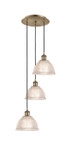 Mini Pendants 3 Light Cluster by Innovations ( 405 | 113B-3P-AB-G422 Ballston ) 