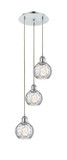 Mini Pendants 3 Light Cluster by Innovations ( 405 | 113B-3P-PC-G1215-6 Ballston ) 