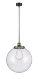 Pendants Sphere by Innovations ( 405 | 201S-BAB-G204-16 Franklin Restoration ) 