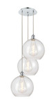 Mini Pendants 3 Light Cluster by Innovations ( 405 | 113B-3P-PC-G124-12 Ballston ) 