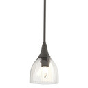 Mini Pendants Glass Down by Hubbardton Forge ( 39 | 182640-SKT-MULT-07-LL0001 Trumpet ) 