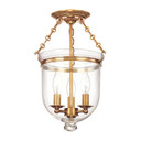 Foyer/Hall Lanterns Glass w/Frame by Hudson Valley ( 70 | 251-AGB-C1 Hampton ) 