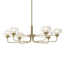 Large Chandeliers Glass Shade by Hubbardton Forge ( 39 | 137840-SKT-MULT-84-YE0592 Nola ) 