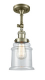Semi-Flush Mts. Glass Down by Innovations ( 405 | 201F-AB-G182 Franklin Restoration ) 