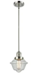 Mini Pendants Glass Down by Innovations ( 405 | 201S-PN-G534-LED Franklin Restoration ) 