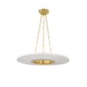 Mid. Chandeliers Glass Down by Hudson Valley ( 70 | 2530-AGB Prattsburgh ) 
